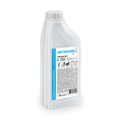 Konzentrat A 1000, концентрированное щелочное низкопенное средство с повышенным содержанием комплексообразователей, Интерхим